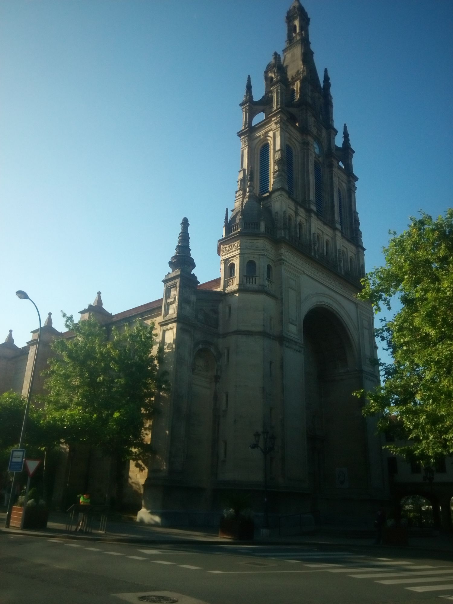 Kostol v meste Bilbao.